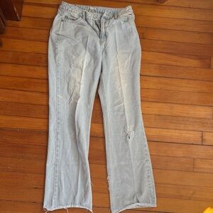 Avec Les Filles Light Blue High Rise Jeans